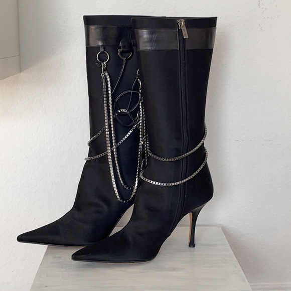 Jimmy Choo heel boots pointy toe * RARE * - Picture 4 of 6